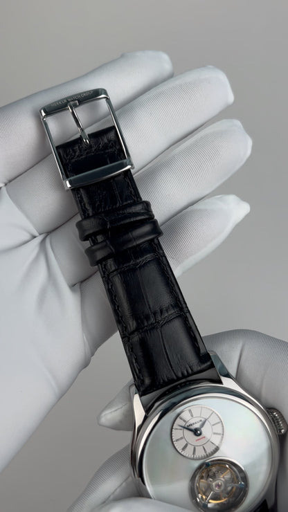 Tourbillon · white mother-of-pearl