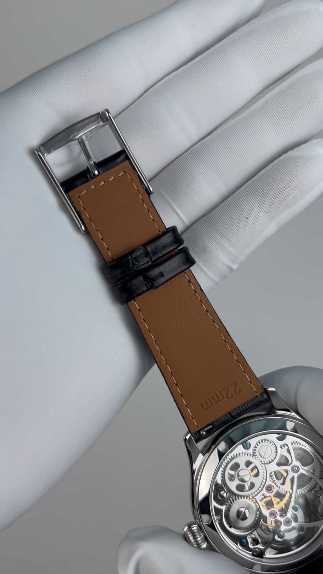 Tourbillon · white mother-of-pearl