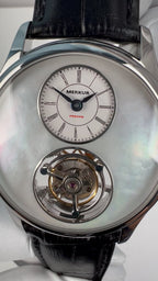 Tourbillon · white mother-of-pearl