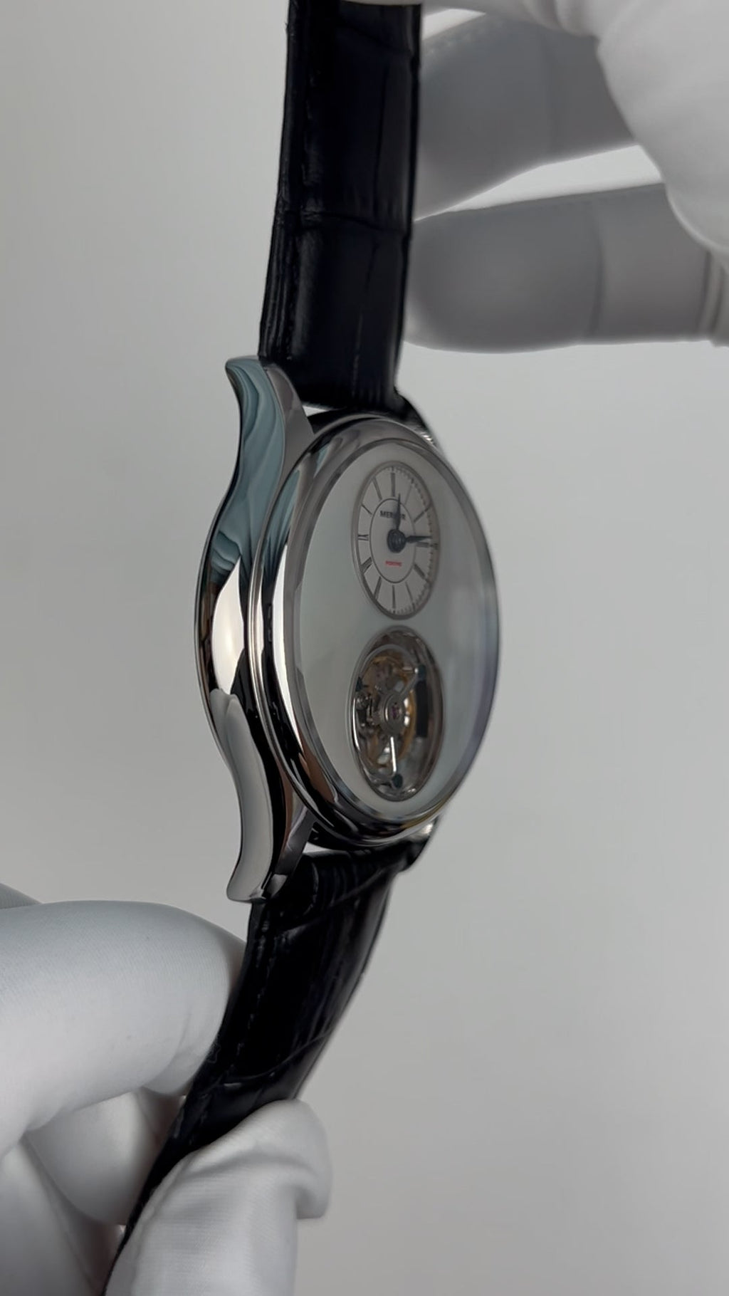 Tourbillon · white mother-of-pearl