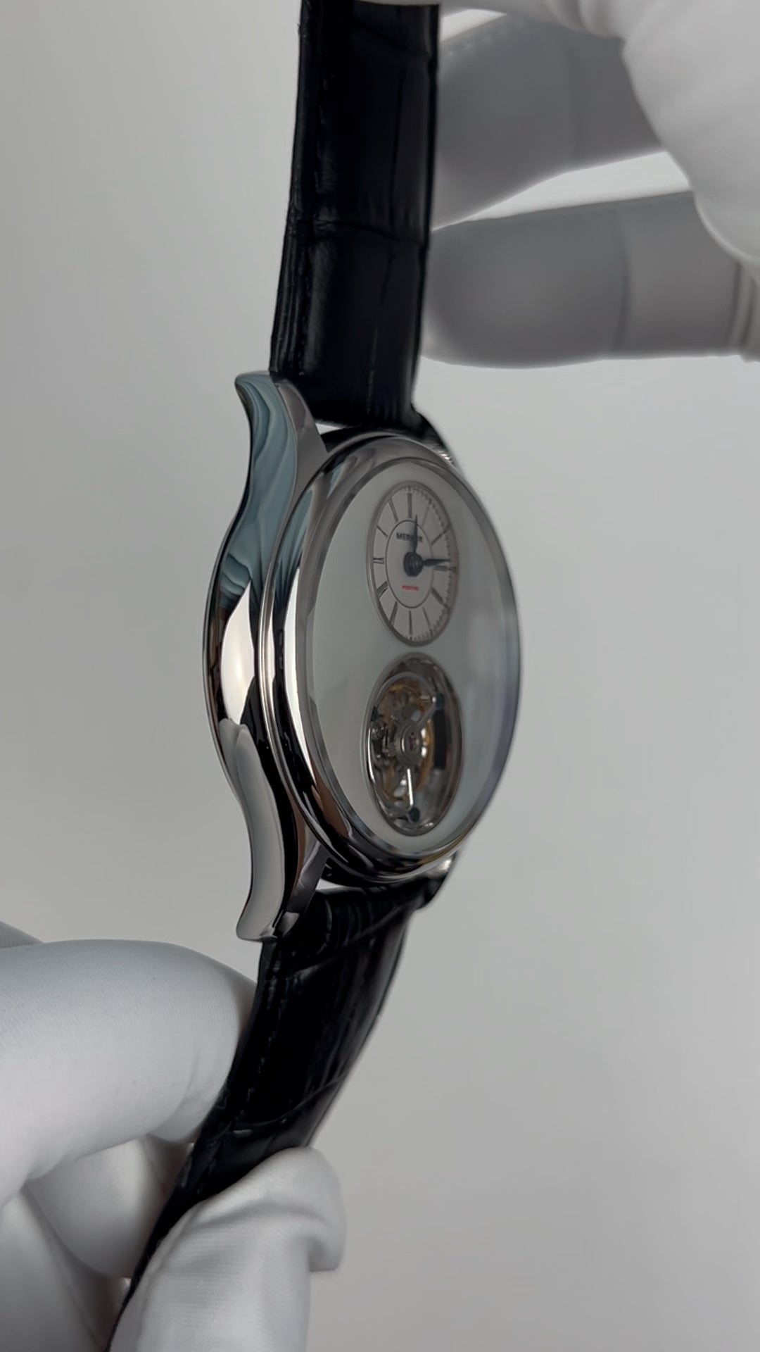 Tourbillon · white mother-of-pearl