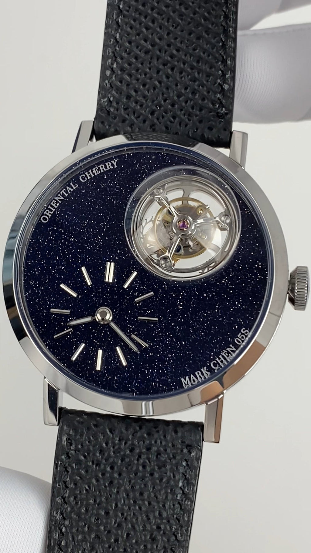 Mark Chen 05S · domed · blue goldstone