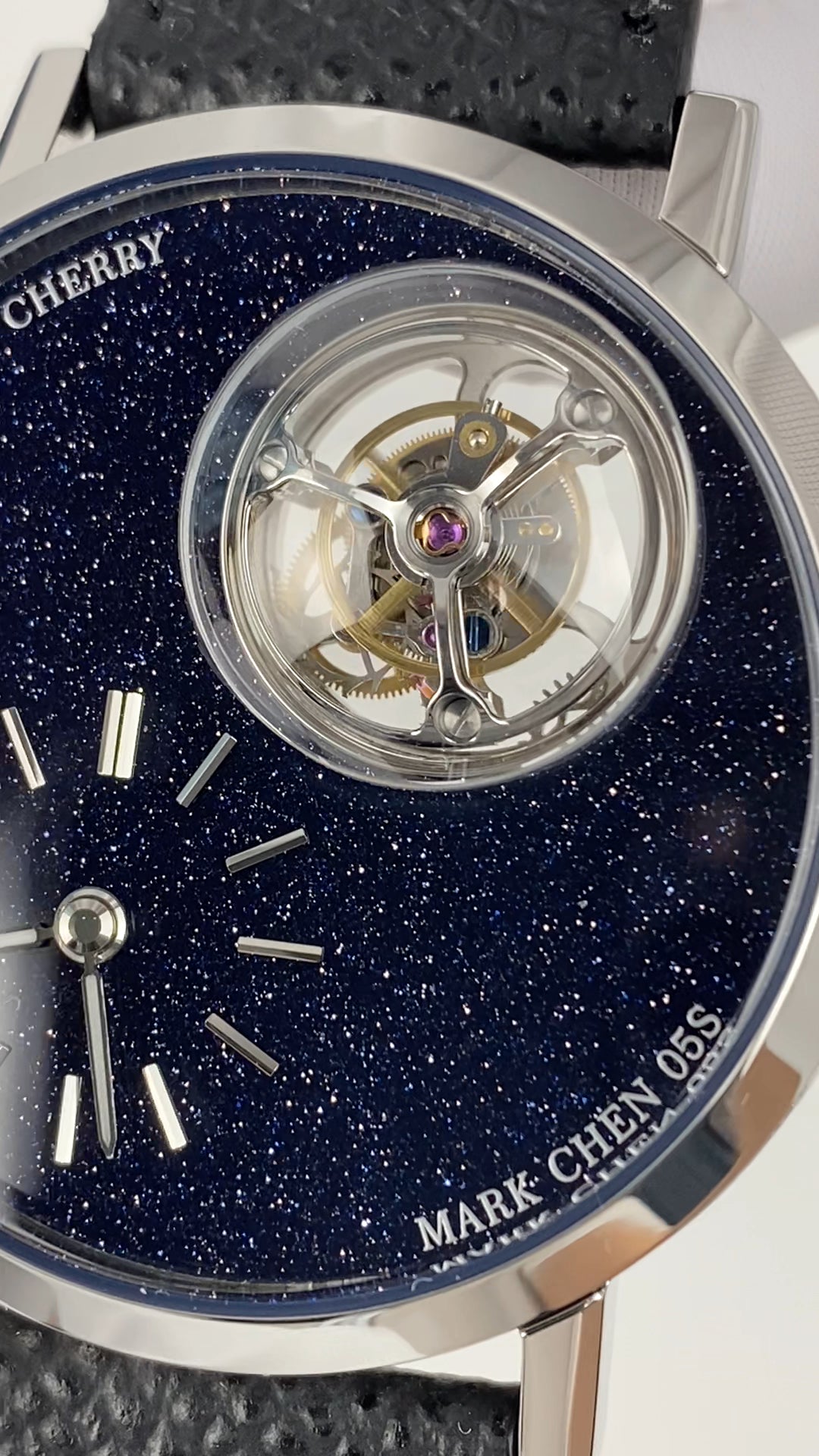 Mark Chen 05S · domed · blue goldstone