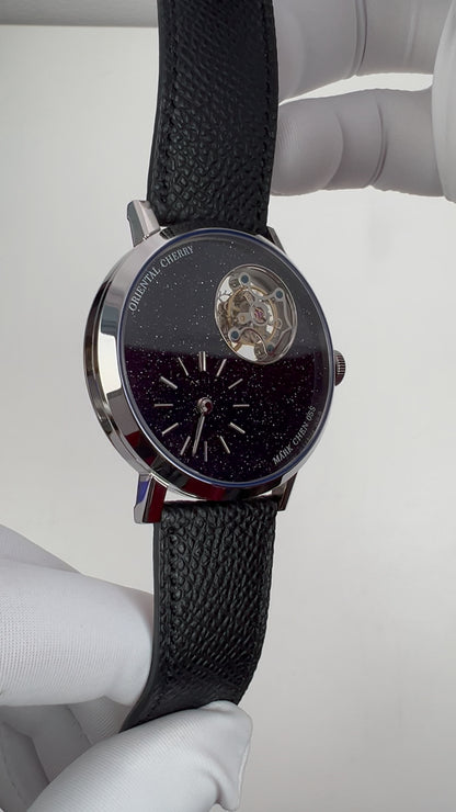 Mark Chen 05S · flat crystal · blue goldstone