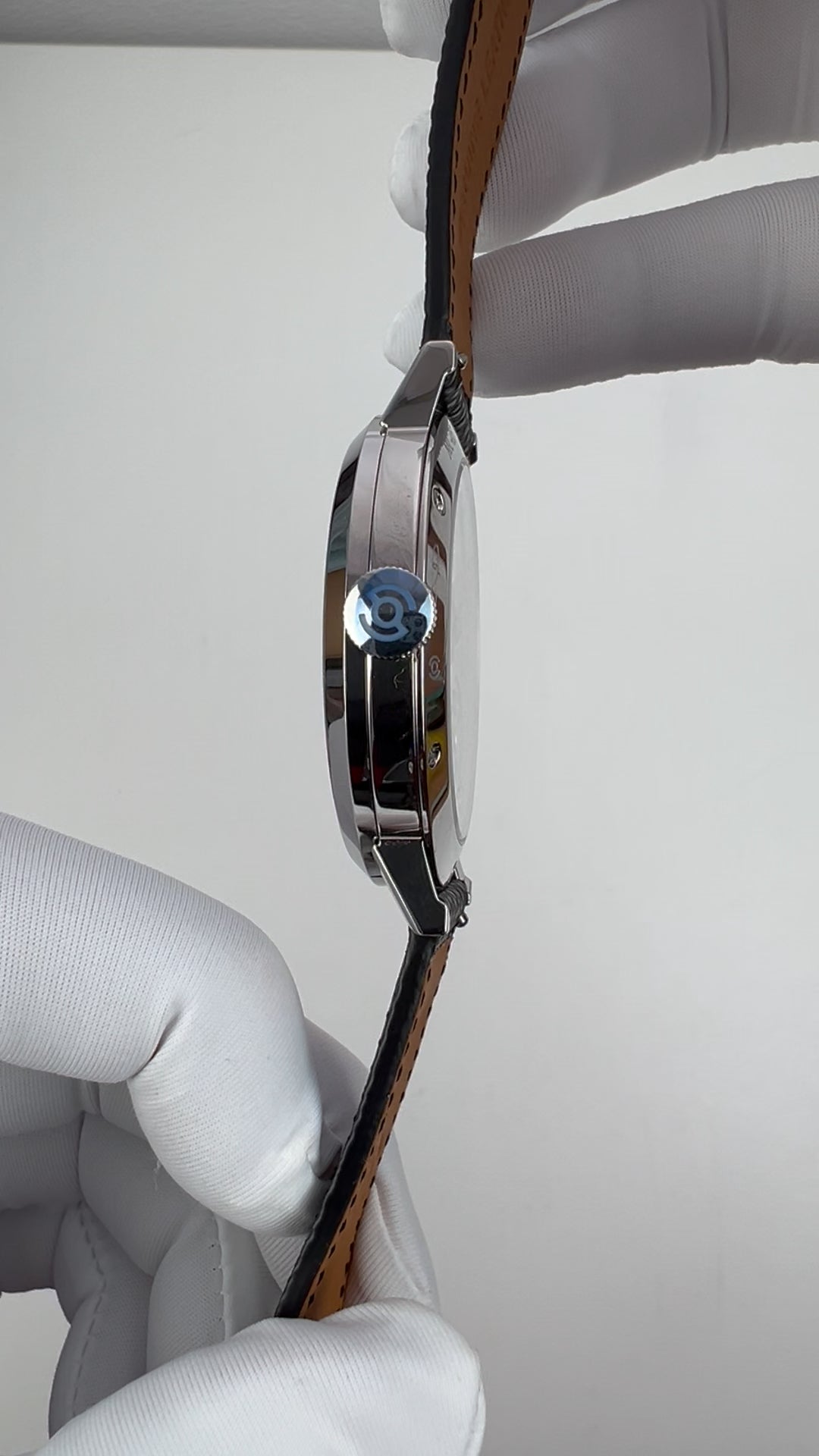 Mark Chen 05S · flat crystal · blue goldstone