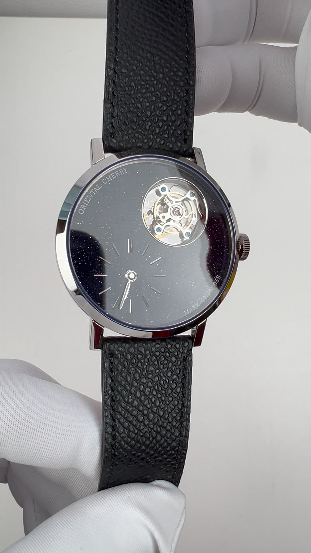 Mark Chen 05S · flat crystal · blue goldstone
