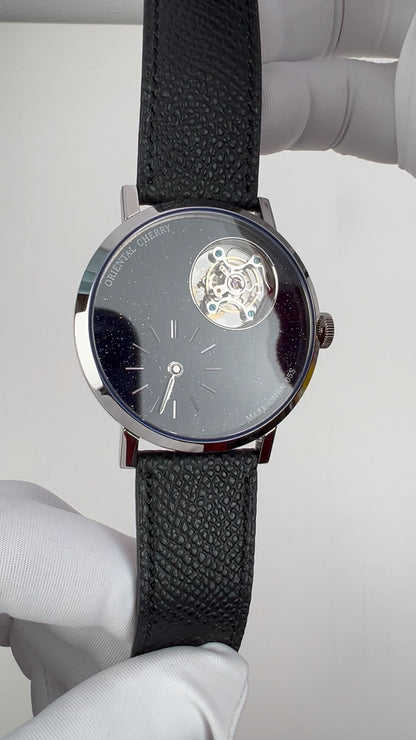 Mark Chen 05S · flat crystal · blue goldstone