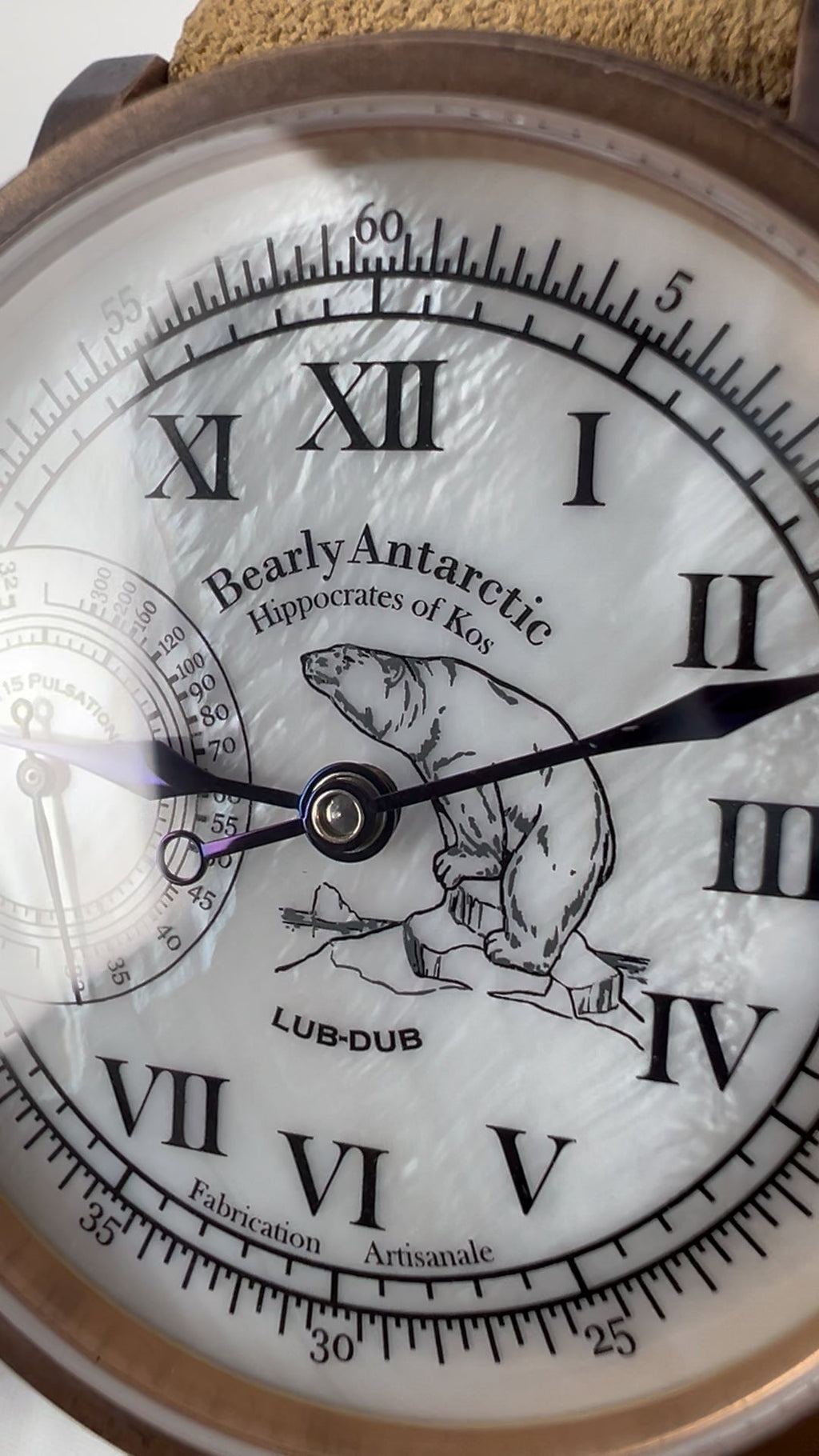 Bearly Antarctic · Gen. II · Bronze · engraved back