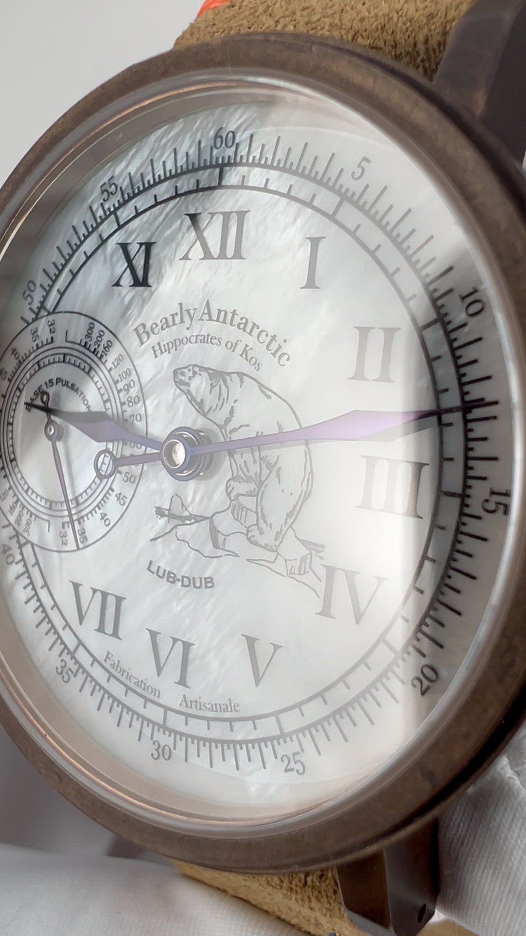 Bearly Antarctic · Gen. II · Bronze · engraved back