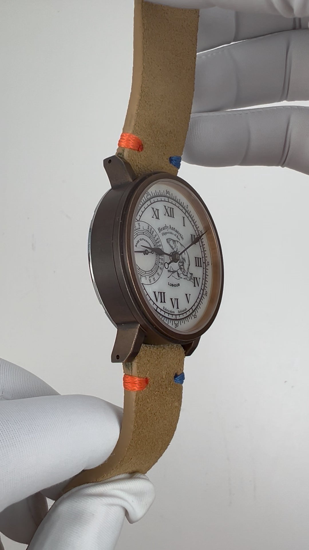 Bearly Antarctic · Gen. II · Bronze · engraved back