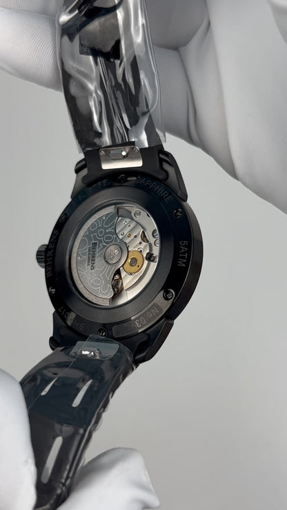 Consteller · Blue goldstone dial; Rubber strap