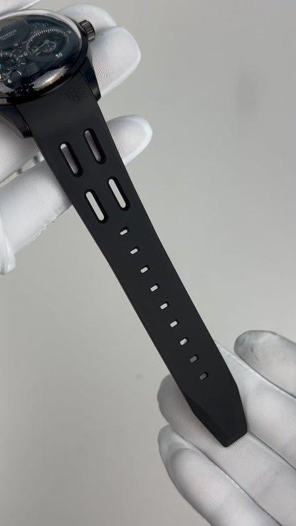 Consteller · Blue goldstone dial; Rubber strap