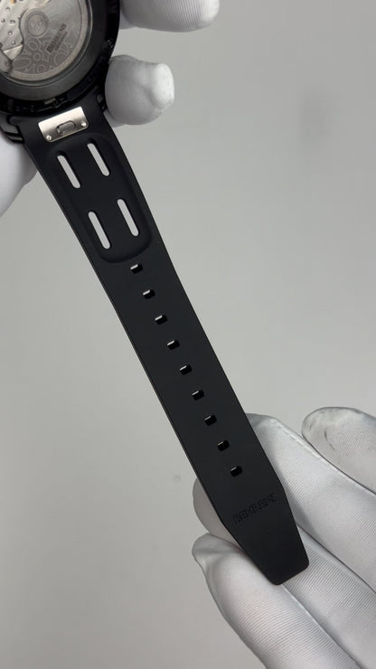 Consteller · Blue goldstone dial; Rubber strap