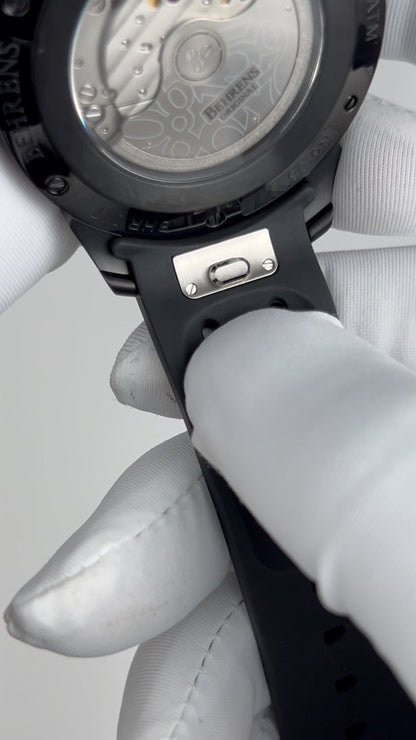 Consteller · Blue goldstone dial; Rubber strap