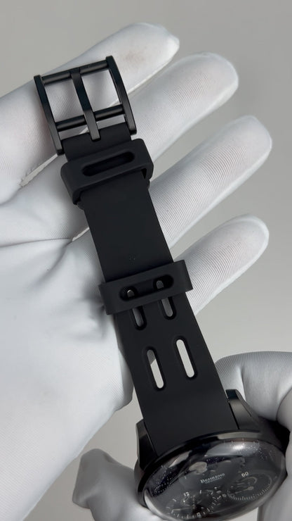 Consteller · Blue goldstone dial; Rubber strap