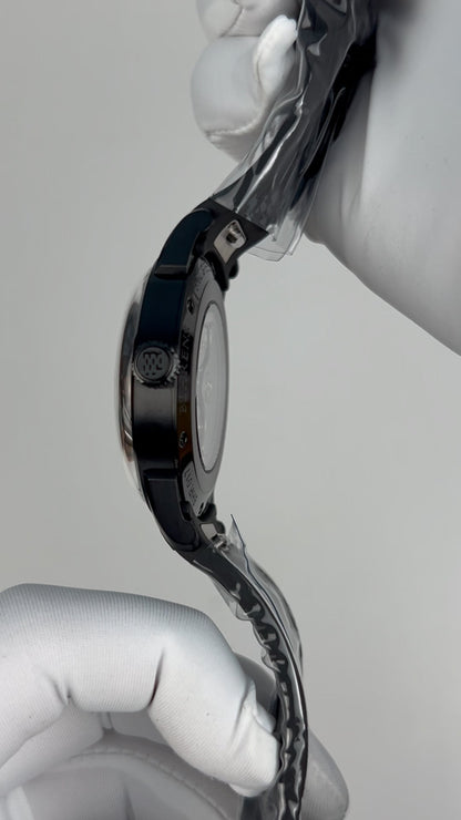 Consteller · Blue goldstone dial; Rubber strap