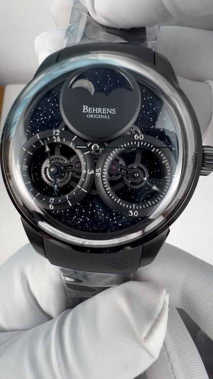 Consteller · Blue goldstone dial; Rubber strap