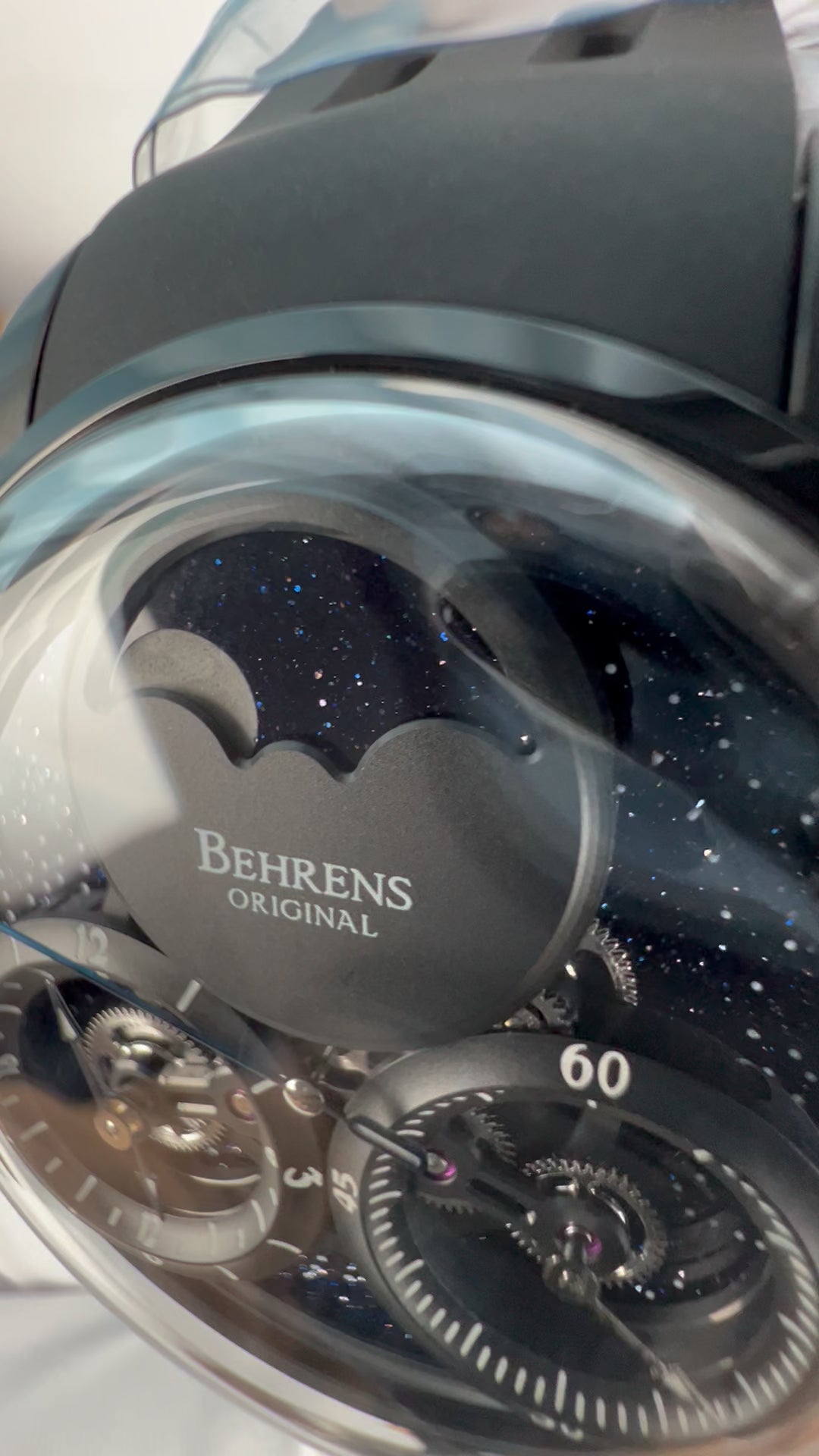 Consteller · Blue goldstone dial; Rubber strap