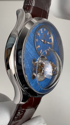 [Pre-owned] Globe Tourbillon · meteorite dial · 18K white gold case · stainless steel caseback