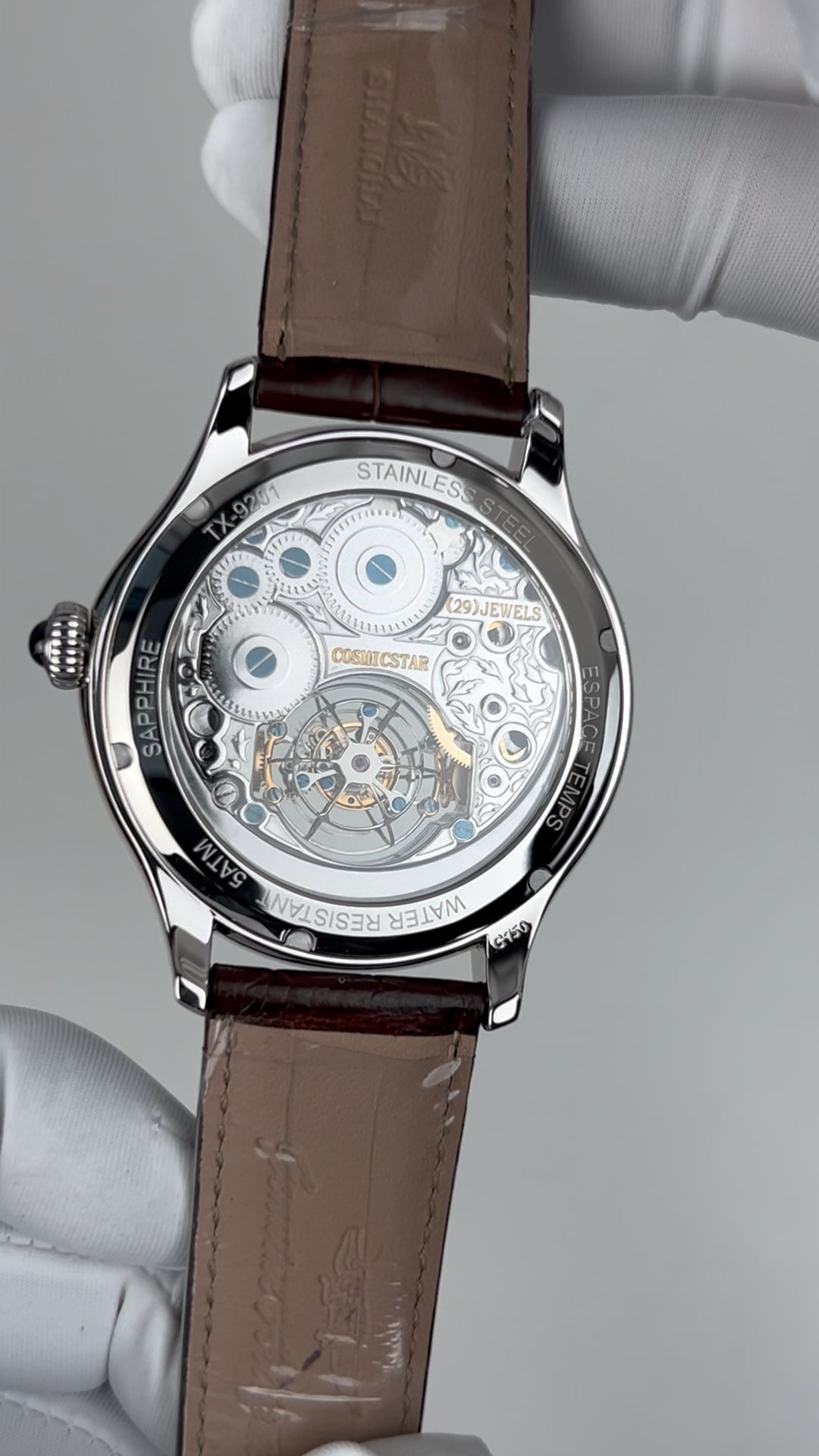 [Pre-owned] Globe Tourbillon · meteorite dial · 18K white gold case · stainless steel caseback