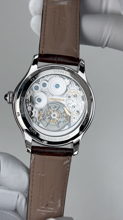 [Pre-owned] Globe Tourbillon · meteorite dial · 18K white gold case · stainless steel caseback
