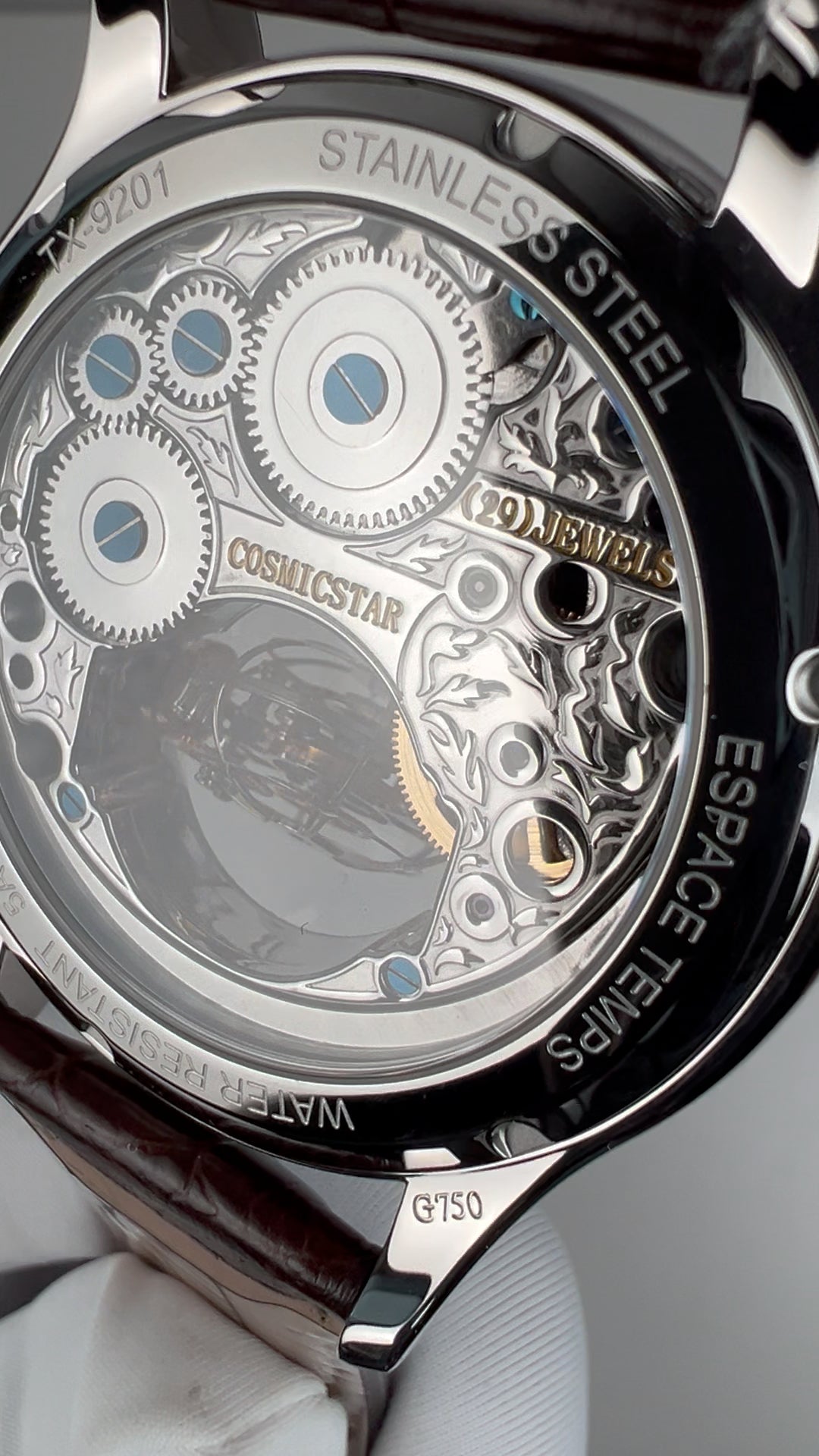 [Pre-owned] Globe Tourbillon · meteorite dial · 18K white gold case · stainless steel caseback