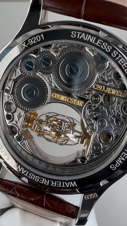 [Pre-owned] Globe Tourbillon · meteorite dial · 18K white gold case · stainless steel caseback