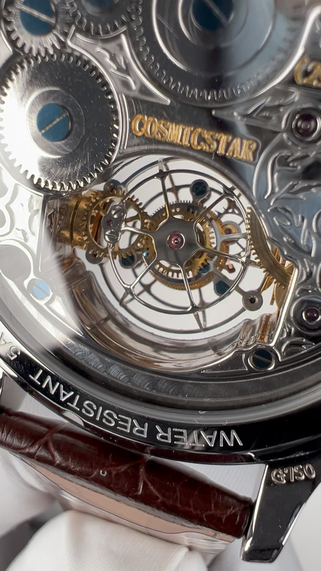 [Pre-owned] Globe Tourbillon · meteorite dial · 18K white gold case · stainless steel caseback
