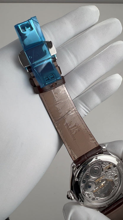 [Pre-owned] Globe Tourbillon · meteorite dial · 18K white gold case · stainless steel caseback