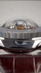 [Pre-owned] Globe Tourbillon · meteorite dial · 18K white gold case · stainless steel caseback