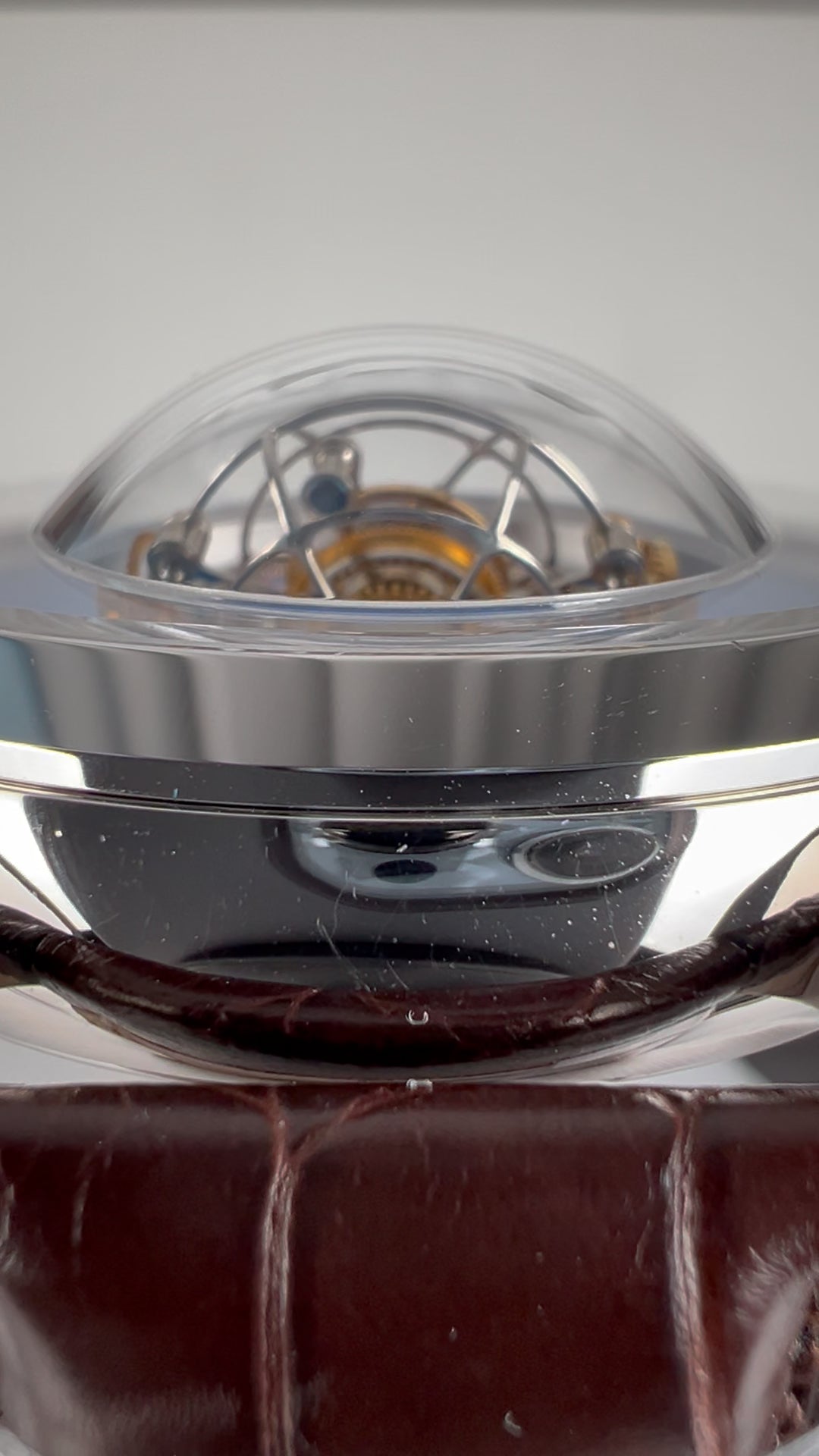 [Pre-owned] Globe Tourbillon · meteorite dial · 18K white gold case · stainless steel caseback