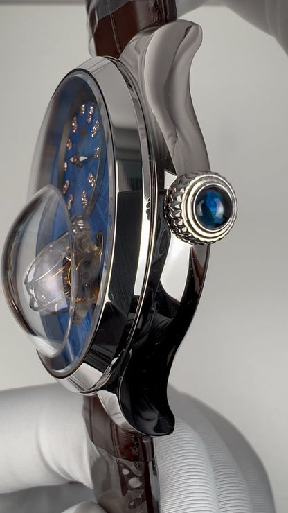 [Pre-owned] Globe Tourbillon · meteorite dial · 18K white gold case · stainless steel caseback