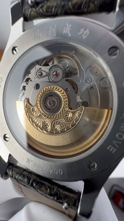 Galloping Horse · Qiangjin gold-inlay lacquer dial · 马到成功