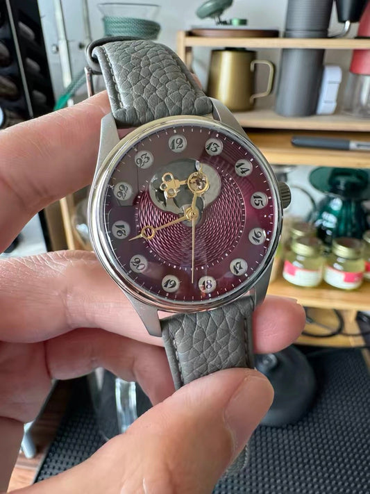Chrono Gate · titanium · exhibition back