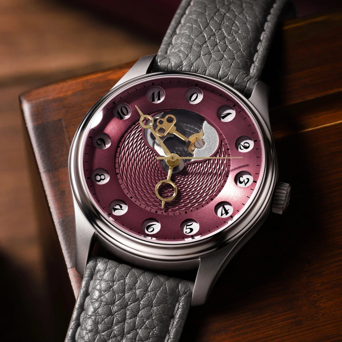 Chrono Gate · titanium · exhibition back