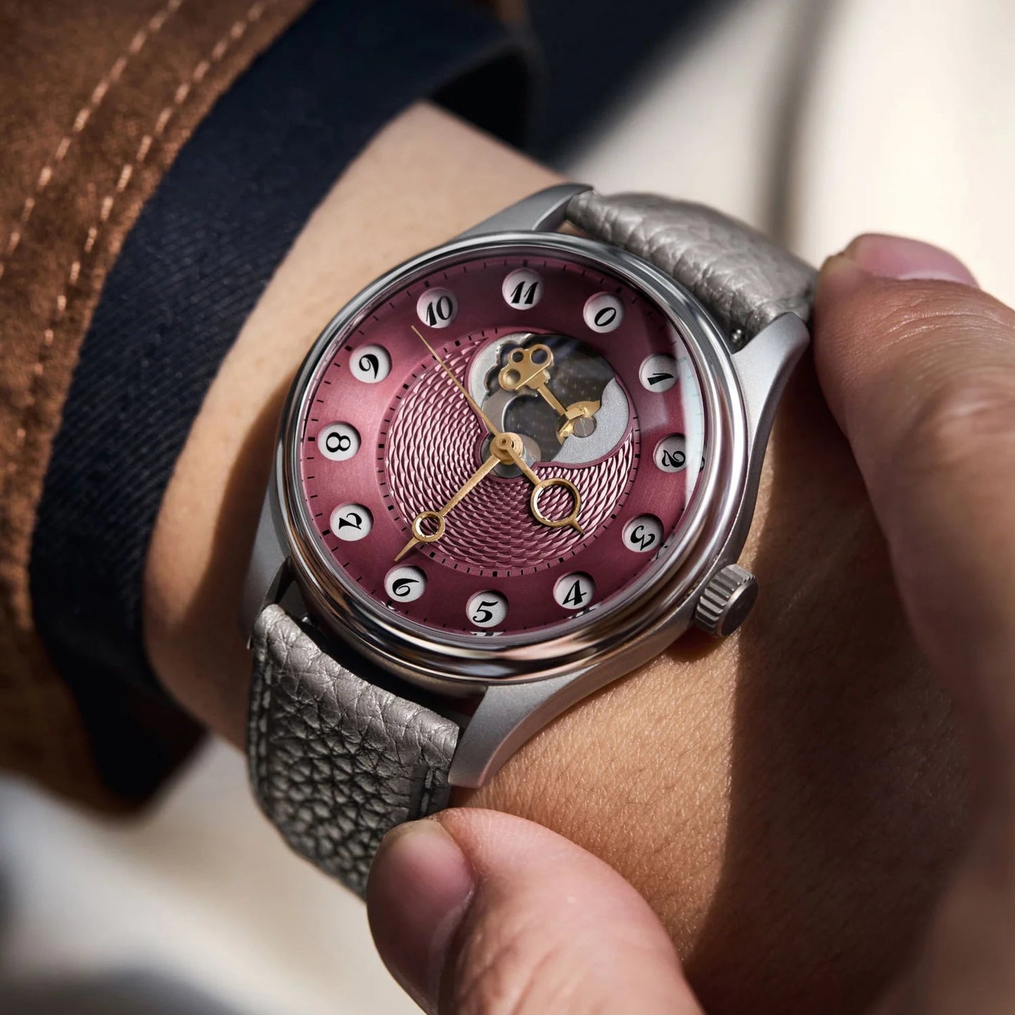 Chrono Gate · titanium · exhibition back