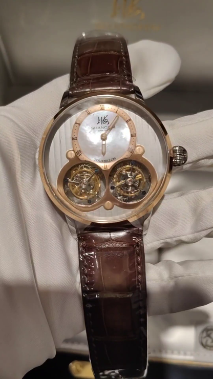 Double Tourbillon · flat tourbillons