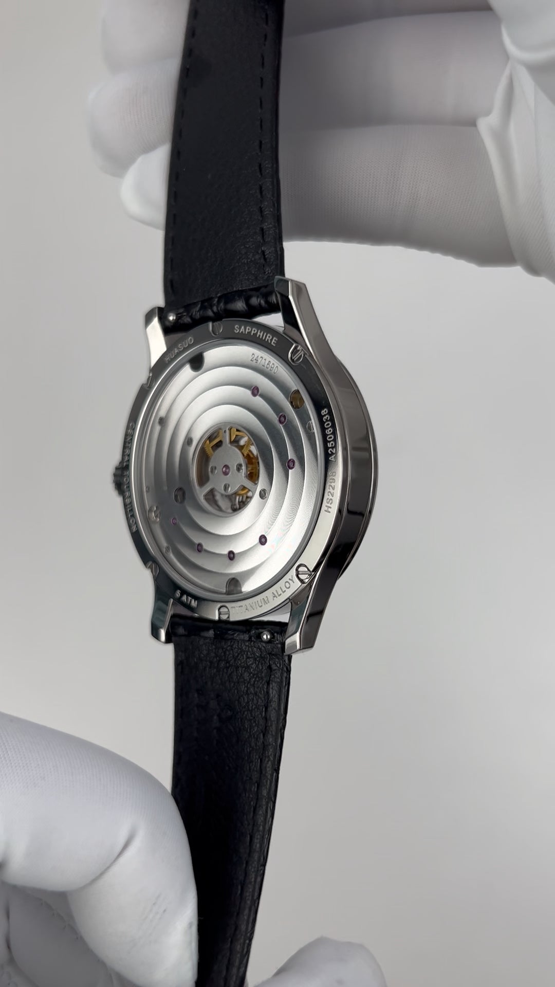 Central Tourbillon · lacquer with MOP inlay