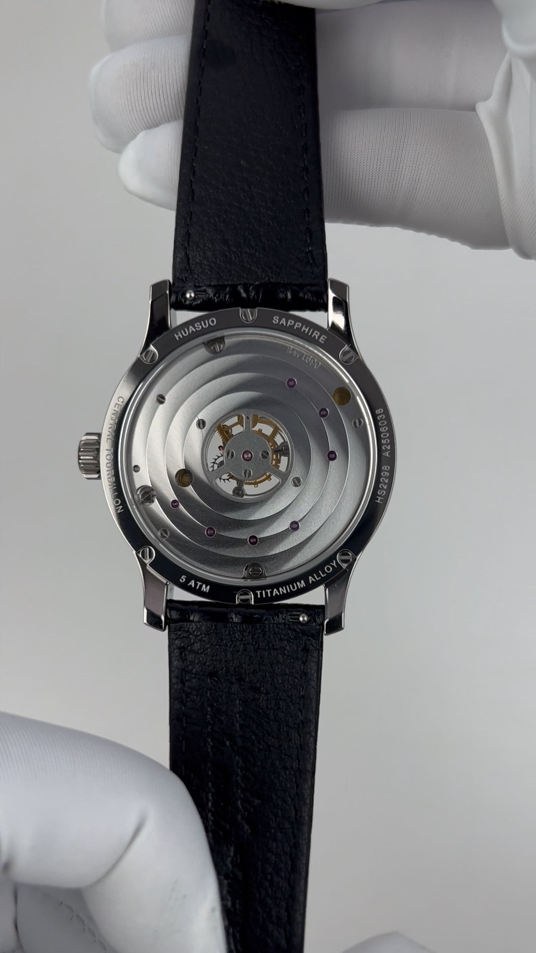 Central Tourbillon · lacquer with MOP inlay