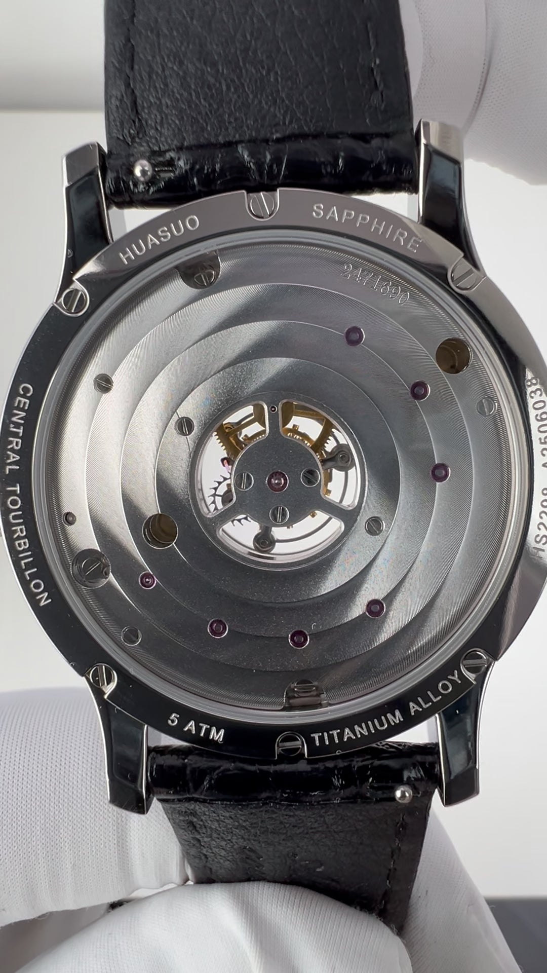 Central Tourbillon · lacquer with MOP inlay