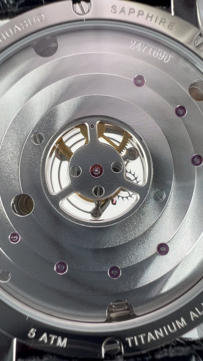 Central Tourbillon · lacquer with MOP inlay