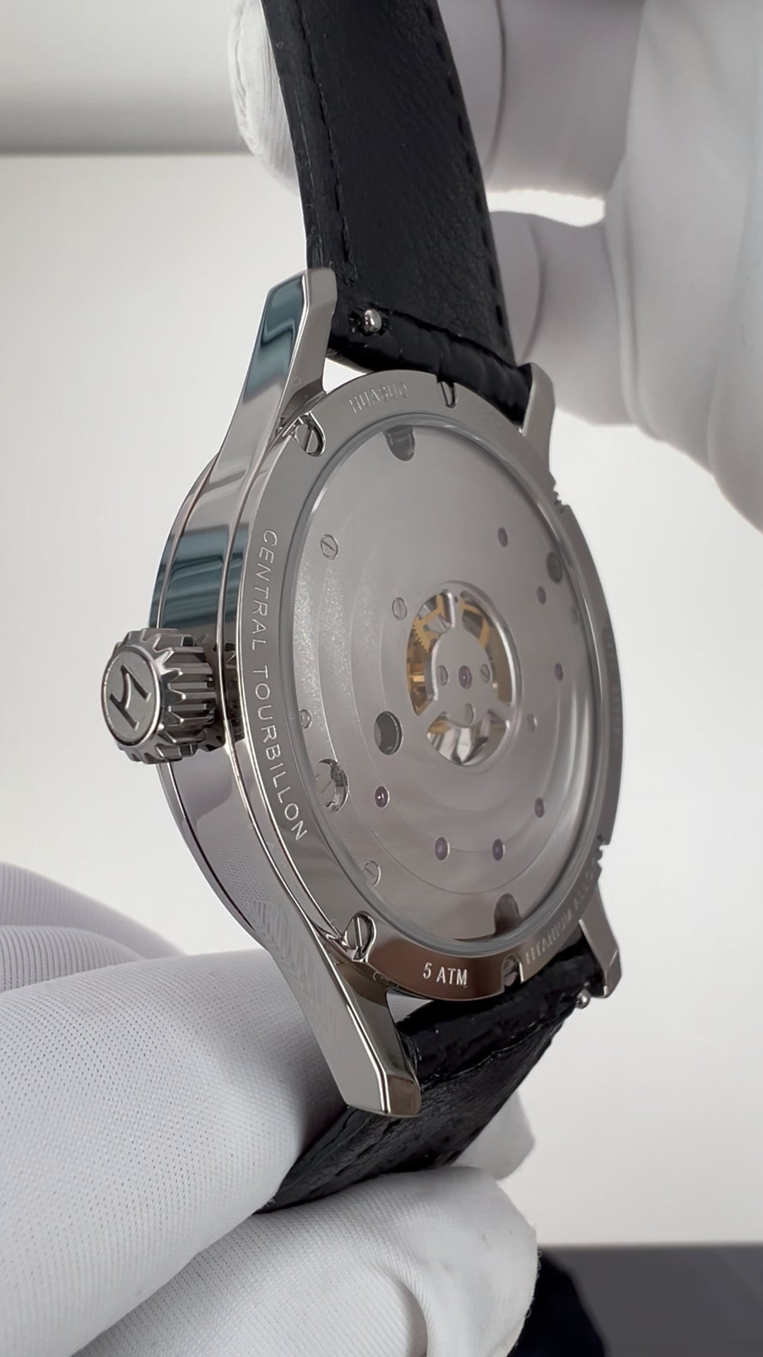 Central Tourbillon · lacquer with MOP inlay