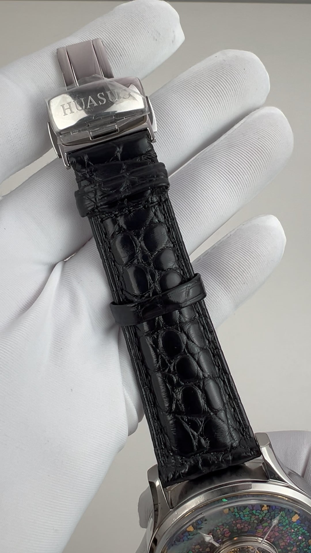 Central Tourbillon · lacquer with MOP inlay