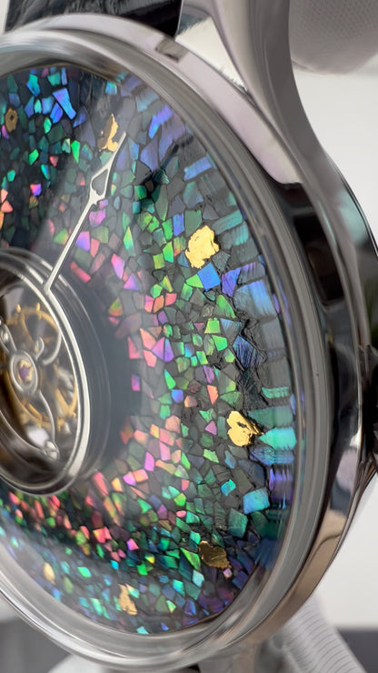 Central Tourbillon · lacquer with MOP inlay