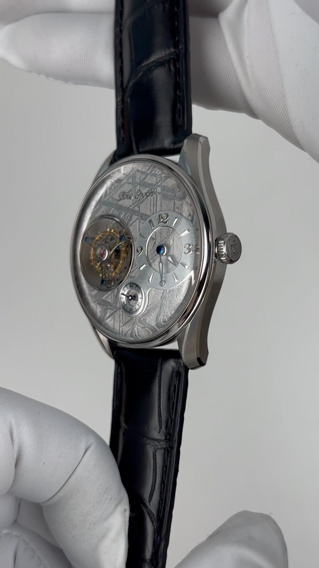 Ji Chen 008 · meteorite · leather strap