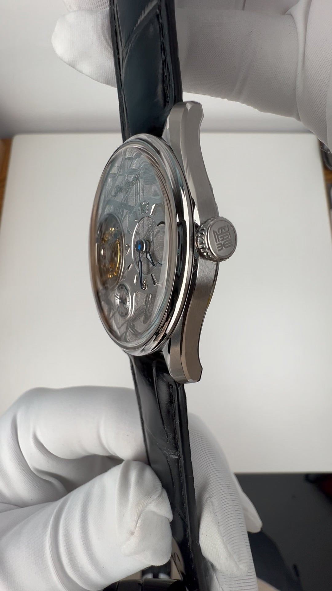 Ji Chen 008 · meteorite · leather strap