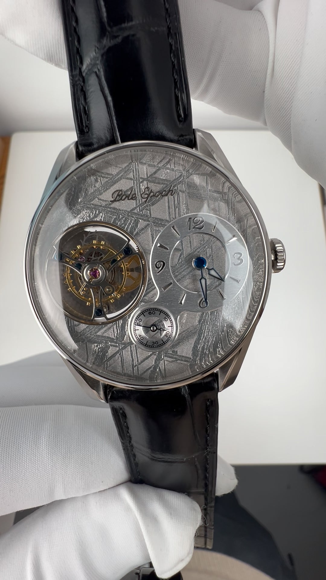 Ji Chen 008 · meteorite · leather strap
