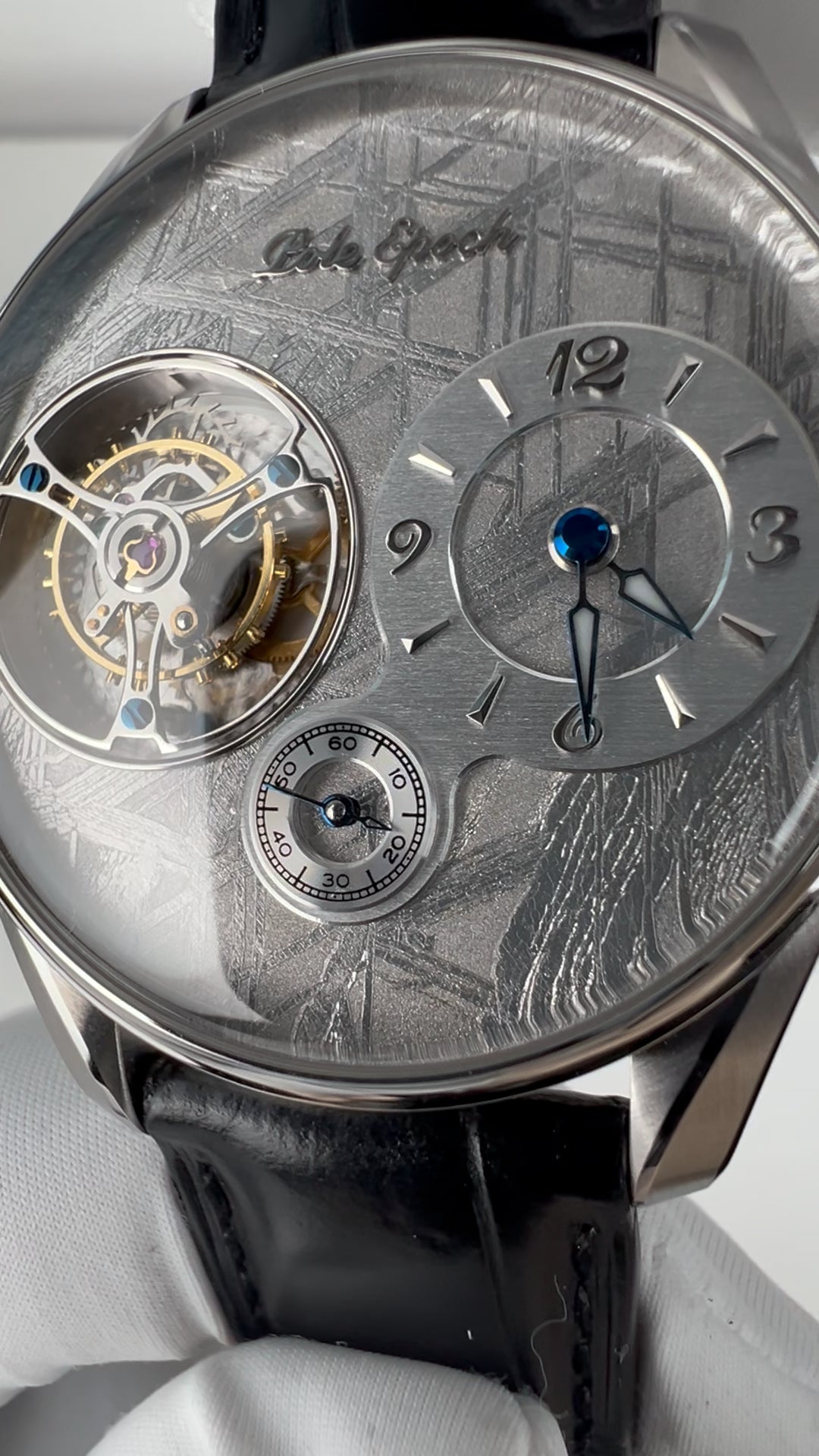 Ji Chen 008 · meteorite · leather strap