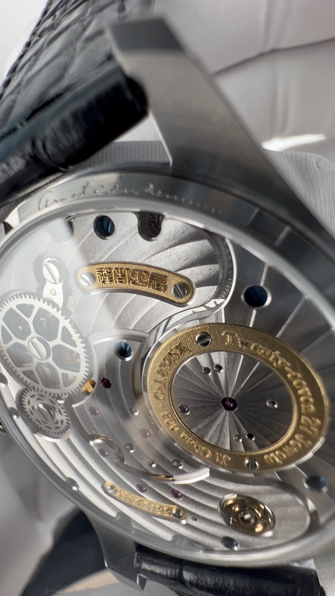 Ji Chen 008 · meteorite · leather strap