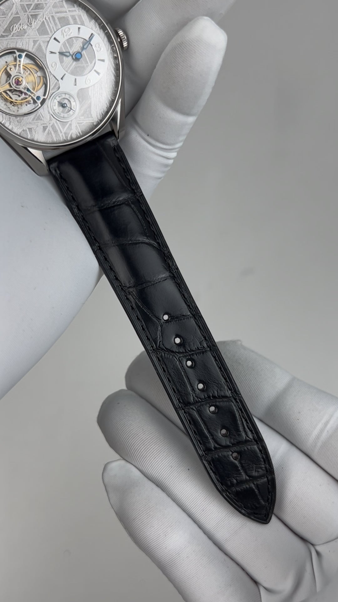 Ji Chen 008 · meteorite · leather strap